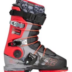 K2 Revolve KF, skistøvler, herre, grå/rød