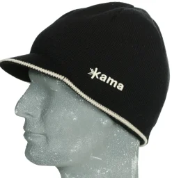 Kama strikhue med Gore-Tex, m. skygge, sort
