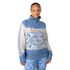 Kari Traa Saga Knit, trøje, dame, blå