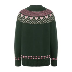 Kari Traa Sundve Knit, trøje, dame, mørkegrøn