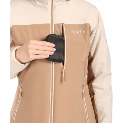 Kilpi Flip, skijakke, dame, beige