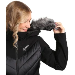 Kilpi Lin, skijakke, plus size, dame, sort