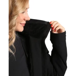 Kilpi Lin, skijakke, plus size, dame, sort