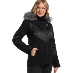 Kilpi Lin, skijakke, plus size, dame, sort