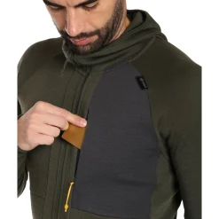 Kilpi Merini, sweater, herre, mørkegrøn