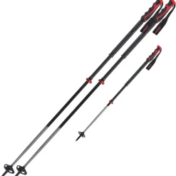 Komperdell Descent Carbon Rocksleeve Vario, skistave, sort