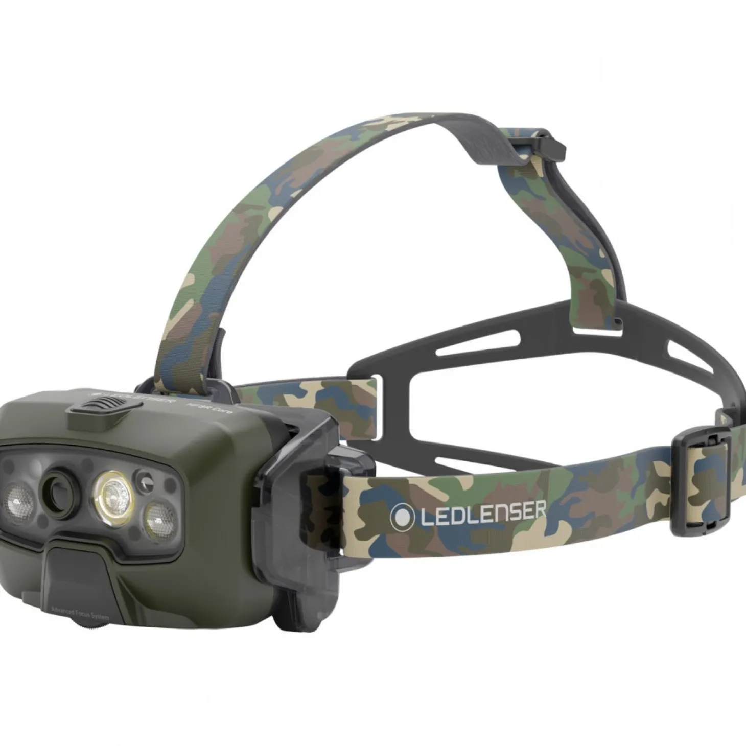 Ledlenser HF8R Core RGB, pandelampe, camo