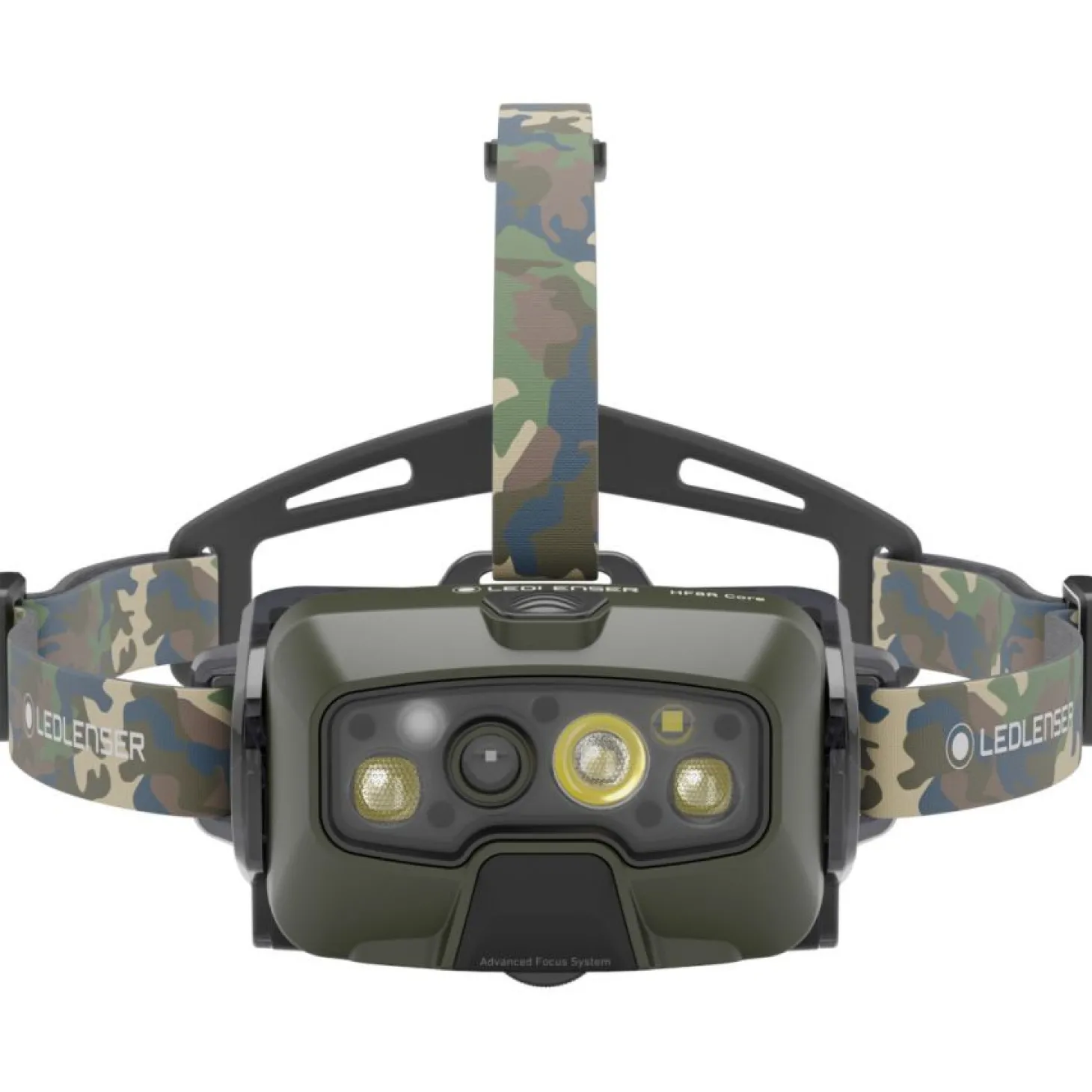 Ledlenser HF8R Core RGB, pandelampe, camo