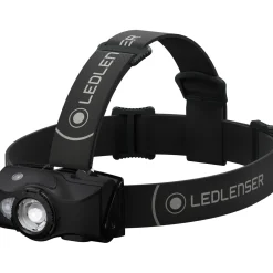 Ledlenser MH8, pandelampe, sort