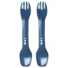 Lifeventure Ellipse Spork 2-Pack, bestik, mørkeblå