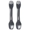 Lifeventure Ellipse Spork 2-Pack, bestik, grå