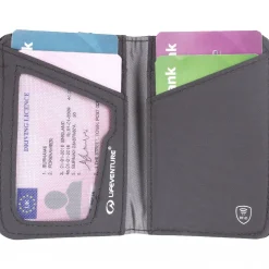 Lifeventure RFID Card Wallet i genanvendte materialer, grå