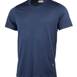 Lundhags Gimmer Merino Lt Ms Tee, mellemlag, herre, blå