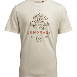 Lundhags Järpen Printed T-shirt M, t-shirt, herre, hvid