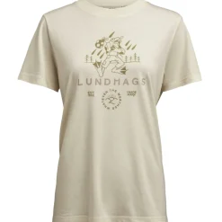 Lundhags Järpen Printed T-shirt W, t-shirt, dame, hvid