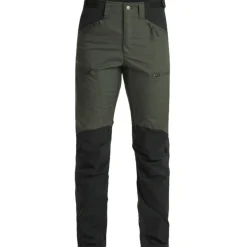 Lundhags Makke High Waist Curved Pant W, vandrebukse, dame, grøn/sort