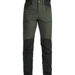Lundhags Makke High Waist Curved Pants W Short, vandrebukse, dame, grøn/sort