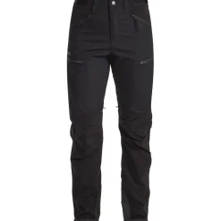 Lundhags Makke High Waist Curved Pants W Short, vandrebukse, dame, sort
