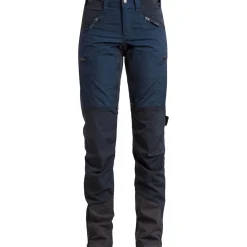 Lundhags Makke Ws Pant Long, vandrebukser, dame, blå
