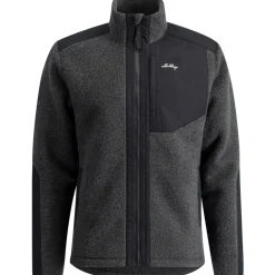 Lundhags Saruk Wool Pile Mid Full Zip M, mellemlag, herre, grå
