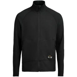 Lundhags Tived Merino Full Zip M, mellemlag, sort