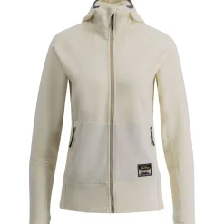 Lundhags Tived Merino Hoodie W, mellemlag, dame, hvid