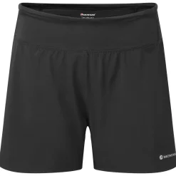 Montane F Slipstream Twin Skin Shorts, dame, sort