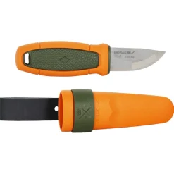 Morakniv Eldris With Belt Loop (S), friluftskniv, orange/grøn