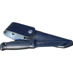 Morakniv Garberg Blackblade With Leather Sheath (C), kniv, sort