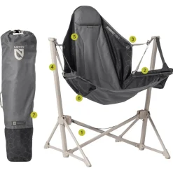 Nemo Stargaze Evo-X, campingstol, mørkegrøn