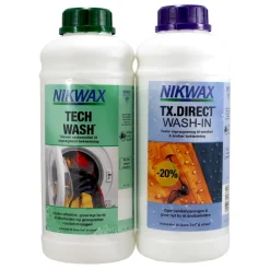 Nikwax Twin pack, Tech Wash + TX-Direct, 2x1000 ml