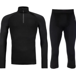 Ortovox 230 Competition 1/2 zip / 3/4 pant, sæt, herre, sort