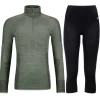 Ortovox 230 Competition 1/2 zip / 3/4 pant, sæt, dame, grå/sort