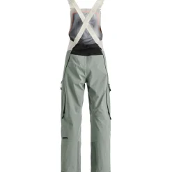 Ortovox Ravine Plus 3L Bib, skalbukser, dame, lysegrøn