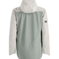 Ortovox Ravine Plus 3L, skaljakke, dame, beige/lysegrøn