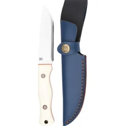 Oyo Svalbard Knife W/ Leather Sheath, kniv, hvid