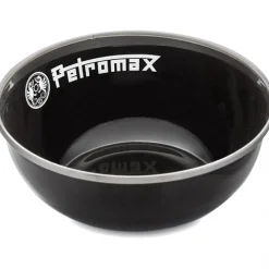 Petromax Enamel Bowls black 2 pieces 160ml, skål, sort