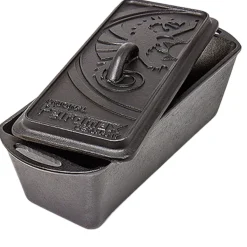 Petromax Loaf Pan K4 med låg, Brødform, sort