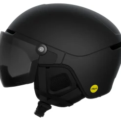 POC Obex Visor, skihjelm med visir, uranium black matt