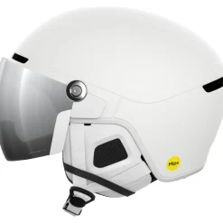 POC Obex Visor, skihjelm med visir, hydrogen white