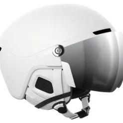 POC Obex Visor, skihjelm med visir, hydrogen white