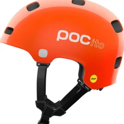 POCito Crane MIPS, cykelhjelm, junior, fluorescent orange