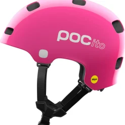 POCito Crane MIPS, cykelhjelm, junior, fluorescent pink