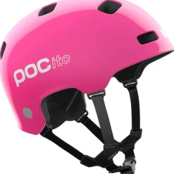 POCito Crane MIPS, cykelhjelm, junior, fluorescent pink