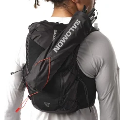 Salomon Active Skin 12 Set, løberygsæk, sort