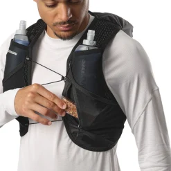 Salomon Active Skin 8 Set, løberygsæk, sort