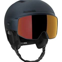 Salomon Driver Prime Sigma Plus, skihjelm med visir, mørkeblå