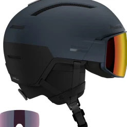 Salomon Driver Prime Sigma Plus, skihjelm med visir, mørkeblå