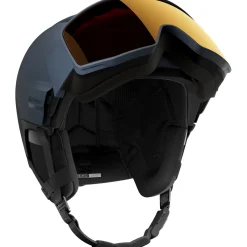 Salomon Driver Prime Sigma Plus, skihjelm med visir, mørkeblå
