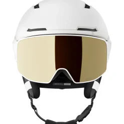 Salomon Driver Prime Sigma Plus MIPS, skihjelm med visir, hvid
